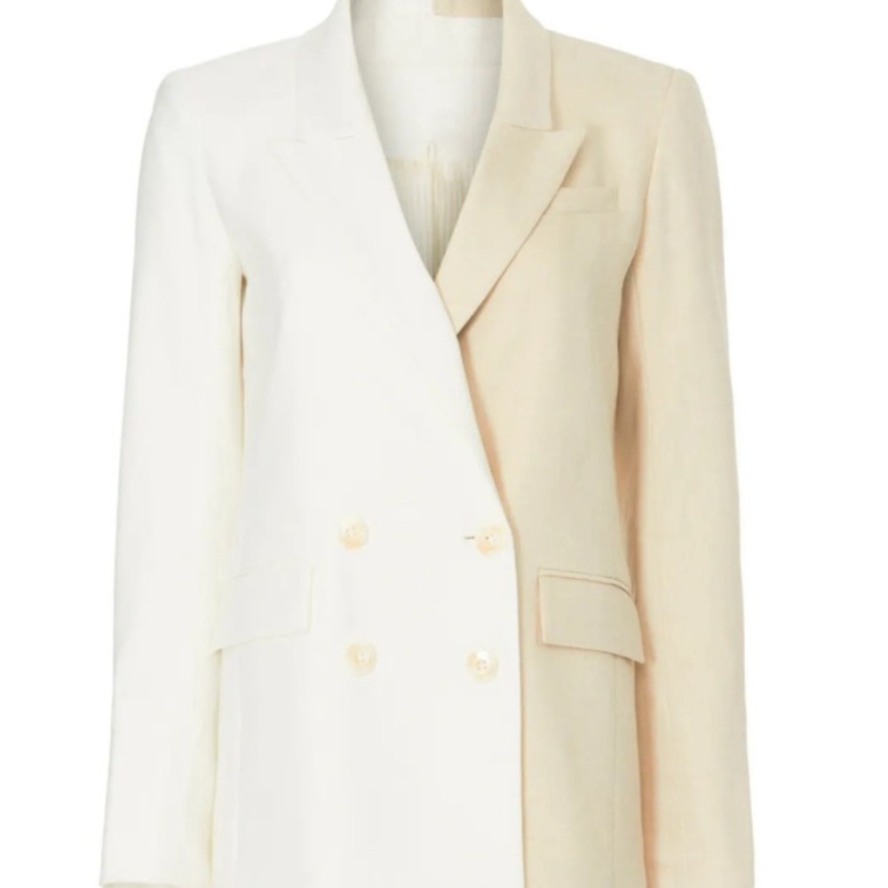 Veronica Beard White and Cream Blazer